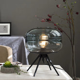 Minimalist Glass LED Table Lamp | Yedwo Design